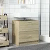 vidaXL Spodní skříňka pod umyvadlo Sonoma dub 59x37x59 cm Náhled obrázku produktu 3