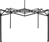 A black metal frame of a pop-up tent or canopy, shown from a diagonal angle against a white background. Náhľad obrázku produktu