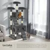 tectake® Kratzbaum Mogli 170 cm inklusive 2 Treppen und Produktbild-Vorschau 6