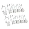 10pcs Tomato Roller Hooks Galvanized Steel Wire PP Heat Voir les images du produit 5