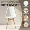 4 Chaises de Salle à Manger Blanche – Chaise Moderne avec Voir les images du produit 12
