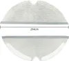 Two white mop pads with gray trim are shown against a white background. A measurement of 294cm is indicated. Produktbild-Vorschau