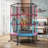COSTWAY Ø165cm záhradná trampolína s bezpečnostnou sieťou, Náhľad obrázku produktu 2