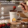 Keramik Schokofondue‑Tasse 200 ml, Schokoladenschmelztopf Produktbild-Vorschau 5