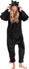 Nikcorp Tuta Pigiama Donna Baby Onesie Figura Drago Nero M Anteprima dell’immagine prodotto 5