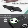 NALIA Schwarze Handy Hülle für iPhone 13, 360° Ring Case Produktbild-Vorschau 2