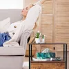 Noční stolky Relaxdays Industrial, sada 2 ks, rozměry 50 x Náhled obrázku produktu 3