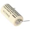 A close-up shot of a single battery with warning text printed on its side. Podgląd zdjęcia produktu