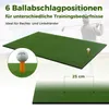 COSTWAY Golfová cvičná podložka včetně 2 gumových odpališť Náhled obrázku produktu 4