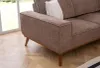 Braun Ecksofa Wohnzimmer Polstersofa Designer Textil Luxus Produktbild-Vorschau 2
