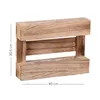 UNUS® Paletten Holz m Kästen Kunststoffeinsatz geflammt Produktbild-Vorschau 4