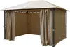 4 Seitenteile für Pavillon Nizza 3x4m Seitenwand Sand Produktbild-Vorschau 2