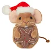 Teddy-Hermann Teddy Hermann Weihnachtsmaus mit Keks, 11 cm Produktbild-Vorschau 1