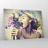 Bilder auf glas - Singen mikrofon energie - 100x70cm - Produktbild-Vorschau 4