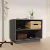 vidaXL Skriňa na topánky šedá 60x34x45 cm Masívne Náhľad obrázku produktu 2