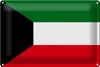 Blechschild Flagge Kuwait 30x20cm Flag of Kuwait Produktbild-Vorschau 1