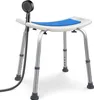 VOUNOT® Duschhocker höhenverstellbar 38–52cm, ergonomischer Produktbild-Vorschau 1