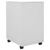vidaXL Archiefkast met wielen, lichtgrijs, 39x45x67 cm, Productafbeelding-voorbeeld 3