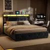 INONEFT Boxspringbett 140×200 mit Ladefunktion (USB & Produktbild-Vorschau 5
