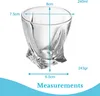 Intirilife 2x Whisky Glas in Transparent 'TWISTED' – Old Produktbild-Vorschau 4