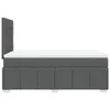 Boxspringbett mit Matratze Dunkelgrau 120x200 cm Stoff, Produktbild-Vorschau 7