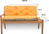 Polštáø na lavièku 150x60x50cm oranžový | Polštáøe na Náhled obrázku produktu 4