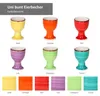 Uni bunt 6er Set Eierbecher blaue Eierhalter Eierständer Produktbild-Vorschau 3