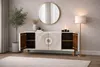 Sunset Sideboard Mangoholz 4 Türen weiß Produktbild-Vorschau 2