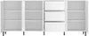 Wohnzimmer Möbel Set in Weiß modern mit Sideboard, Produktbild-Vorschau 4