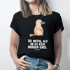 Mr. & Mrs. Panda Größe L T-Shirt Schnabeltier Mut - Schwarz Produktbild-Vorschau 3