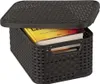 Úložný box RATTAN Style2 s víkem S - hnědý 03617-210 Náhled obrázku produktu 3
