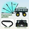 COSTWAY Bollerwagen, Gartenwagen Metall, bis 410 kg, Produktbild-Vorschau 3