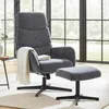 HOMCOM Relaxsessel mit Hocker, Fernsehsessel mit hoher Produktbild-Vorschau 2