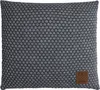 Knit Factory Juul Kissen - Anthrazit/Grau - 50x50 cm Produktbild-Vorschau 1