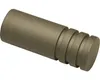 Gardinia Endknopf Zylinder für Ø 19 mm cappuccino 6,5 cm Produktbild-Vorschau 1