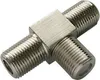2x T Stück F Buchse Splitter Y Verteiler Antenne SAT DVB-T2 Produktbild-Vorschau 5