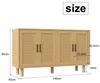 Commode ProximaX, buffet à 4 portes, aspect chêne, 140 x 40 Voir les images du produit 5