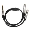 cavo stereo splitter a Y da 1/4 di pollice, a doppio canale Anteprima dell’immagine prodotto 1