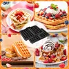 2 Stück Waffeleinsatz,Silikon Waffelform Kompatibel mit Produktbild-Vorschau 7