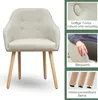 A chair with accompanying detail shots and descriptive text. Produktbild-Vorschau