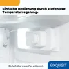 Exquisit Vollraumkühlschrank KS16-V-040D inoxlook | Produktbild-Vorschau 8
