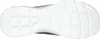 The bottom view of a black and white sneaker. Podgląd zdjęcia produktu