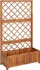 vidaXL Zvýšená postel s mříží 85x38x150 cm Masivní dřevo Náhled obrázku produktu 8