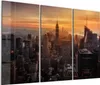 DEQORI Glasbild Echtglas 3x50x100 cm 'Goldene Produktbild-Vorschau 1