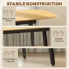 HOMCOM Esstisch Ausziehbar 160-200 x 80 cm Esszimmertisch Produktbild-Vorschau 6