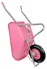 Matrix Schubkarre 100l 250kg Luftrad Kunststoffwanne Pink Produktbild-Vorschau 8