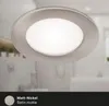 LED Einbauleuchten 3er Set IP44 7W silber 4000K Kunststoff Produktbild-Vorschau 3