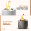 Homezie Tischkamin - Für Innen & Außen - Runder Marmor -  Produktbild-Vorschau 5