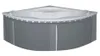 ECOLAM symmetrische Badewanne Eckwanne Mia 140x140 Acryl Produktbild-Vorschau 11