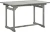 Table à manger de jardin en acacia gris 120-170 x 75 x 80 Voir les images du produit 2